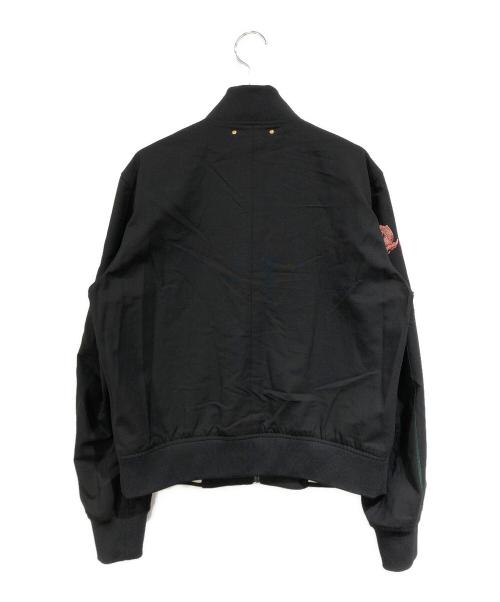 PAUL SMITH（ポールスミス）Paul Smith (ポールスミス) 刺繍ブルゾン ブラック サイズ:Mの古着・服飾アイテム