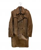 TORNADO MARTトルネードマート）の古着「レザーコート」｜ブラウン