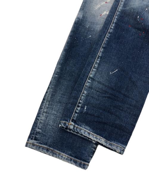 DSQUARED2（ディースクエアード）DSQUARED2 (ディースクエアード) SKATER JEAN インディゴ サイズ:SIZE 52の古着・服飾アイテム