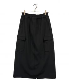 COGTHEBIGSMOKE（コグザビッグスモーク）の古着「Khloe Long CARGO Skirt」｜ブラック