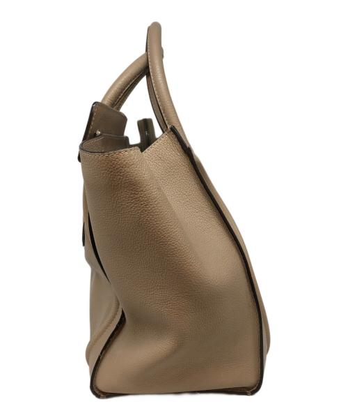 CELINE（セリーヌ）CELINE (セリーヌ) ラゲージミニハンドバッグ ベージュの古着・服飾アイテム