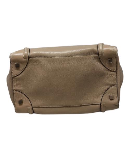 CELINE（セリーヌ）CELINE (セリーヌ) ラゲージミニハンドバッグ ベージュの古着・服飾アイテム