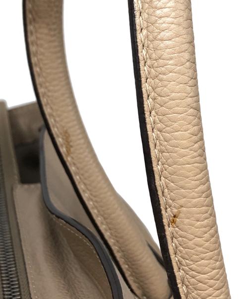 CELINE（セリーヌ）CELINE (セリーヌ) ラゲージミニハンドバッグ ベージュの古着・服飾アイテム