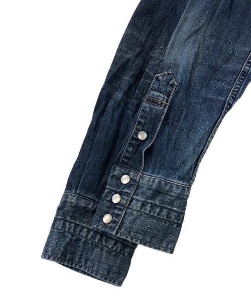 n(n) by NUMBER (N)INE（エヌエヌバイナンバーナイン）n(n) by NUMBER (N)INE (エヌエヌバイナンバーナイン) スタッズウエスタンシャツ インディゴ サイズ:SIZE 3の古着・服飾アイテム