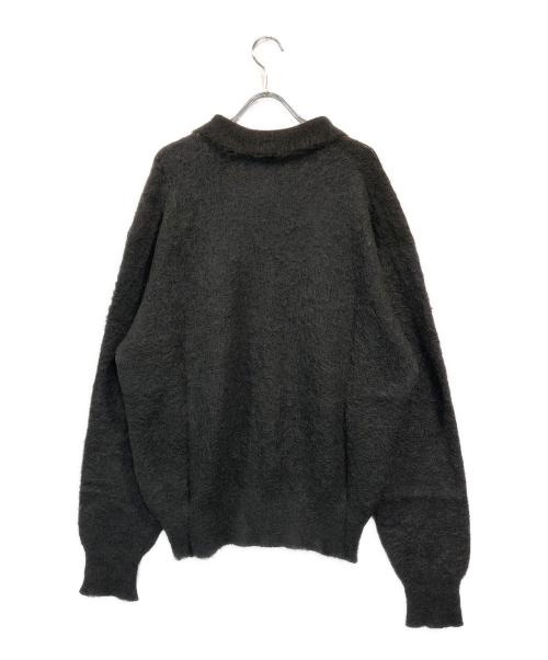 YOKE（ヨーク）YOKE (ヨーク) Graphpaper (グラフペーパー) BRUSHED MOHAIR KNIT SHIRT グレー サイズ:SIZE 3の古着・服飾アイテム