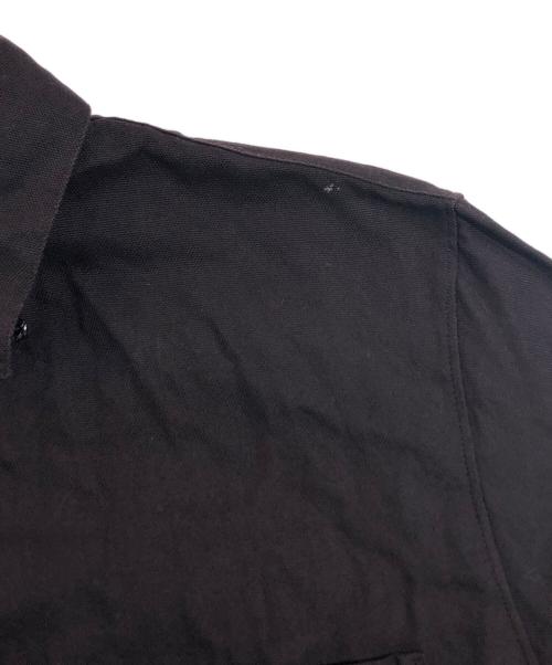 STONE ISLAND（ストーンアイランド）STONE ISLAND (ストーンアイランド) ロゴ刺繍ロングスリーブシャツ ブラウン サイズ:SIZE Lの古着・服飾アイテム