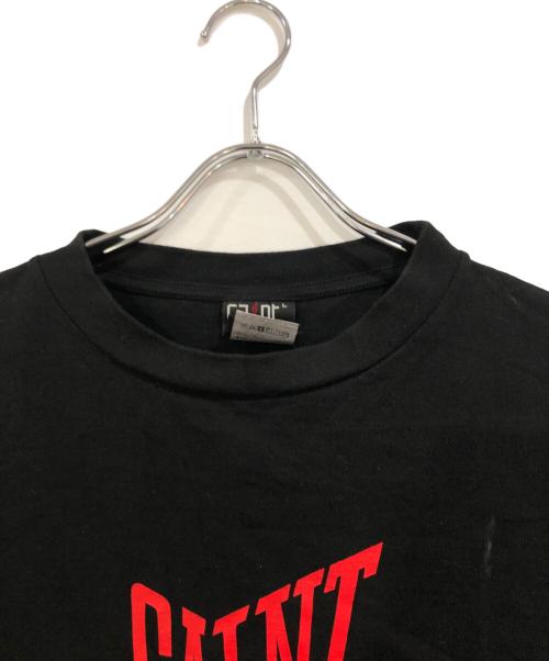 SAINT MICHAEL（セントマイケル）SAINT MICHAEL (セントマイケル) LOGO S/S T-SHIRT ブラック サイズ:SIZE Lの古着・服飾アイテム