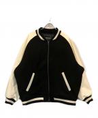 NUMBER (N)INEナンバーナイン）の古着「バーシティジャケット」｜ブラック