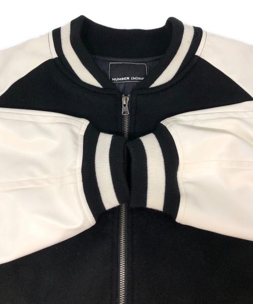 NUMBER (N)INE（ナンバーナイン）NUMBER (N)INE (ナンバーナイン) バーシティジャケット ブラック サイズ:2の古着・服飾アイテム
