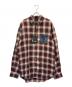 DSQUARED2（ディースクエアード）の古着「オンブレチェックシャツ」｜レッド