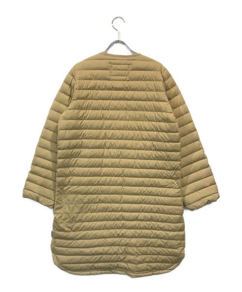 Traditional Weatherwear（トラディショナルウェザーウェア）Traditional Weatherwear (トラディショナルウェザーウェア) ノーカラーダウンコート ベージュ サイズ:SIZE 34の古着・服飾アイテム