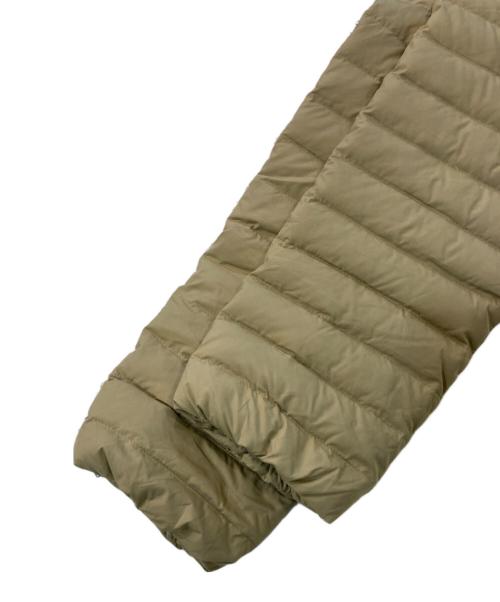 Traditional Weatherwear（トラディショナルウェザーウェア）Traditional Weatherwear (トラディショナルウェザーウェア) ノーカラーダウンコート ベージュ サイズ:SIZE 34の古着・服飾アイテム