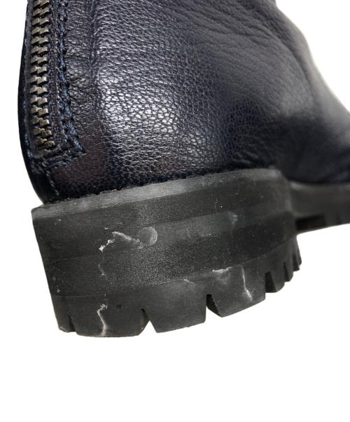 JIMMY CHOO（ジミーチュウ）JIMMY CHOO (ジミーチュウ) クリスタルビジューブーツ ネイビー サイズ:SIZE36の古着・服飾アイテム