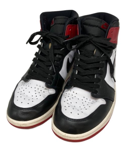 NIKE（ナイキ）NIKE (ナイキ) AIR JORDAN 1 RETRO HIGH OG ブラック×レッド サイズ:SIZE 27cmの古着・服飾アイテム