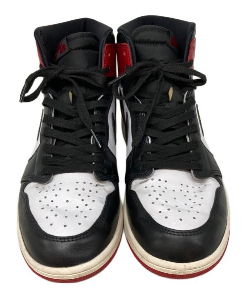NIKE（ナイキ）NIKE (ナイキ) AIR JORDAN 1 RETRO HIGH OG ブラック×レッド サイズ:SIZE 27cmの古着・服飾アイテム