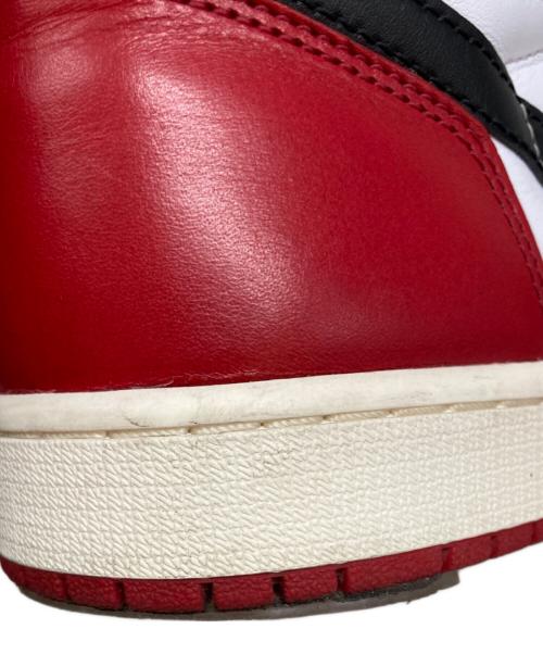 NIKE（ナイキ）NIKE (ナイキ) AIR JORDAN 1 RETRO HIGH OG ブラック×レッド サイズ:SIZE 27cmの古着・服飾アイテム