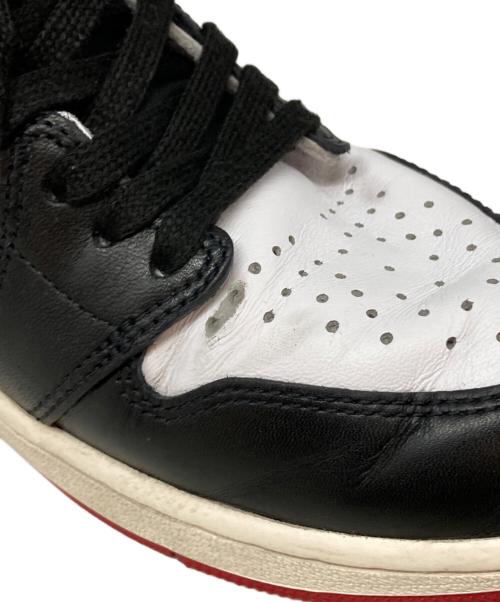 NIKE（ナイキ）NIKE (ナイキ) AIR JORDAN 1 RETRO HIGH OG ブラック×レッド サイズ:SIZE 27cmの古着・服飾アイテム