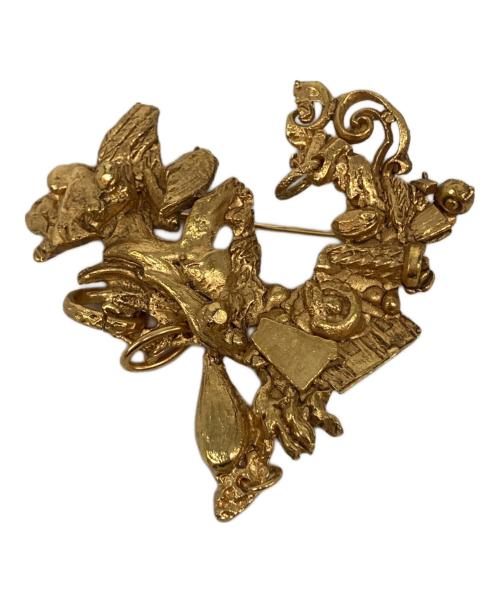 Christian Lacroix（クリスチャン ラクロワ）Christian Lacroix (クリスチャン ラクロワ) ブローチ ゴールドの古着・服飾アイテム