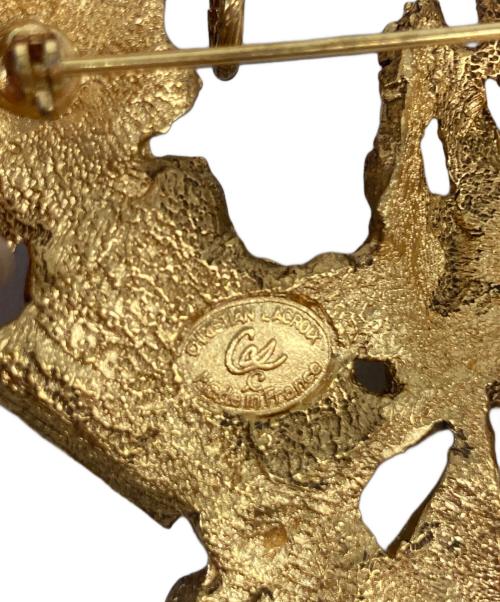 Christian Lacroix（クリスチャン ラクロワ）Christian Lacroix (クリスチャン ラクロワ) ブローチ ゴールドの古着・服飾アイテム