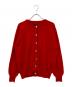 CADORNAFI'ORE（カドルナフィオレ）の古着「カシミヤカーディガン」｜レッド
