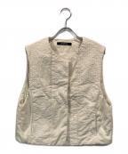 YACCO MARICARDヤッコマリカルド）の古着「かむり雪キルトベスト」｜アイボリー