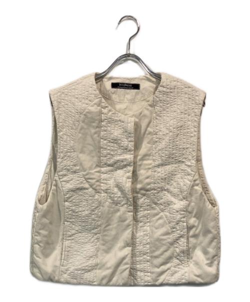 YACCO MARICARD（ヤッコマリカルド）YACCO MARICARD (ヤッコマリカルド) かむり雪キルトベスト アイボリー サイズ:SIZE 1の古着・服飾アイテム