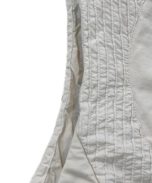 YACCO MARICARD（ヤッコマリカルド）YACCO MARICARD (ヤッコマリカルド) かむり雪キルトベスト アイボリー サイズ:SIZE 1の古着・服飾アイテム