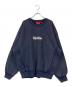 Supreme（シュプリーム）の古着「25ss Washed Box Logo Crewneck」｜ネイビー