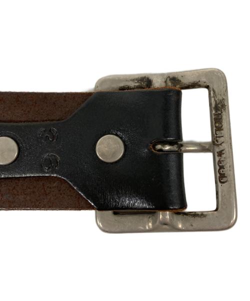 htc（エイチティーシー）HTC (エイチティーシー) スタッズレザーベルト ブラック サイズ:SIZE36の古着・服飾アイテム