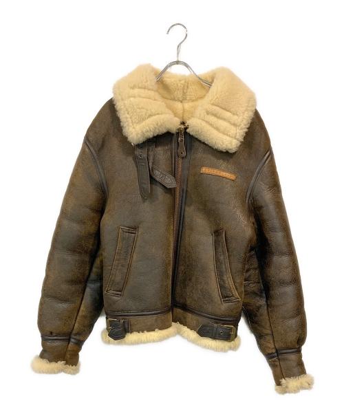 AVIREX（アヴィレックス）AVIREX (アヴィレックス) B-3 ムートンジャケット ブラウン サイズ:SIZE 36の古着・服飾アイテム