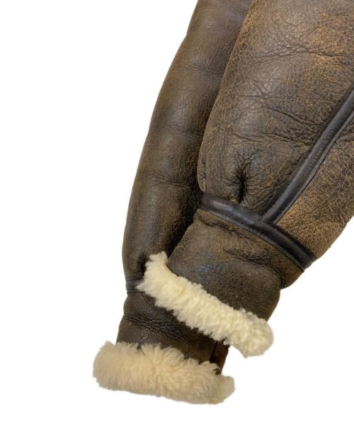 AVIREX（アヴィレックス）AVIREX (アヴィレックス) B-3 ムートンジャケット ブラウン サイズ:SIZE 36の古着・服飾アイテム