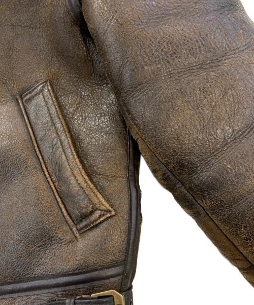 AVIREX（アヴィレックス）AVIREX (アヴィレックス) B-3 ムートンジャケット ブラウン サイズ:SIZE 36の古着・服飾アイテム