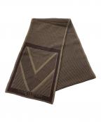 LOUIS VUITTONルイ ヴィトン）の古着「カシミヤマフラー」｜ブラウン