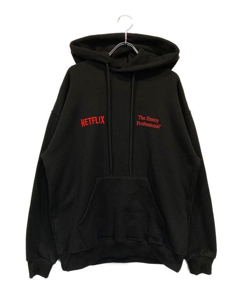 ENNOY（エンノイ）ENNOY (エンノイ) NETFLIX (ネットフリックス) コラボパーカー ブラック サイズ:SIZE Lの古着・服飾アイテム