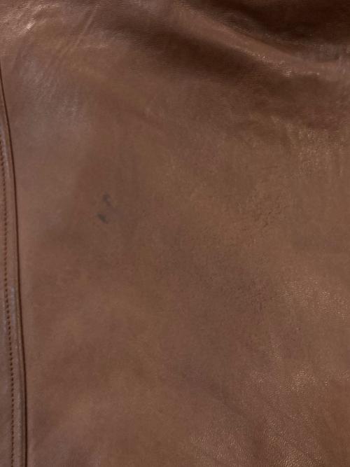 POLO RALPH LAUREN（ポロ・ラルフローレン）POLO RALPH LAUREN (ポロ・ラルフローレン) レザーマウンテンパーカー ブラウン サイズ:SIZE Lの古着・服飾アイテム