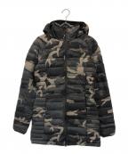 CANADA GOOSEカナダグース）の古着「Brookvale Hooded Coat」｜グレー×ブラック