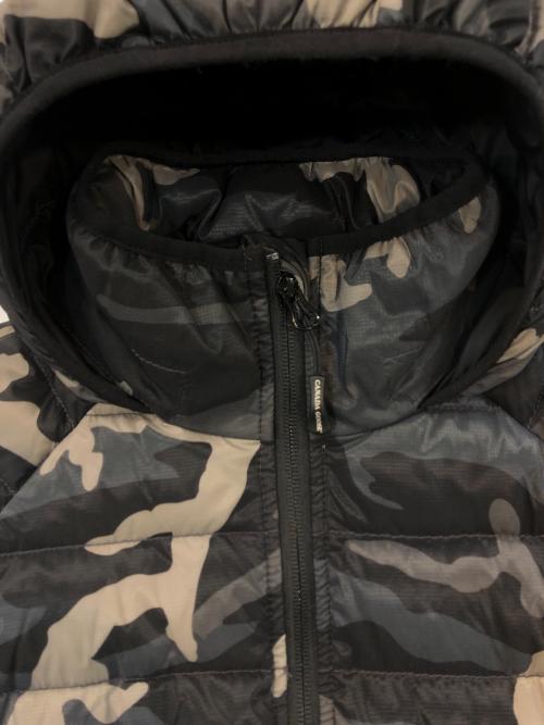 CANADA GOOSE（カナダグース）CANADA GOOSE (カナダグース) Brookvale Hooded Coat グレー×ブラック サイズ:SIZE XSの古着・服飾アイテム