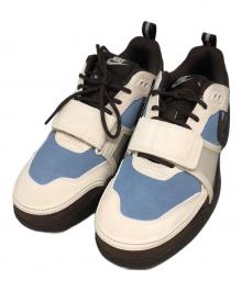 NIKE×Travis Scott（ナイキ×トラヴィススコット）の古着「Zoom Field Jaxx」｜ブルー×ベージュ