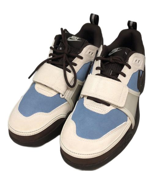 NIKE（ナイキ）NIKE (ナイキ) TRAVIS SCOTT (トラヴィススコット) Zoom Field Jaxx ブルー×ベージュ サイズ:SIZE 27cmの古着・服飾アイテム