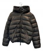 DUVETICAデュベティカ）の古着「レザーダウンジャケット」｜ブラウン