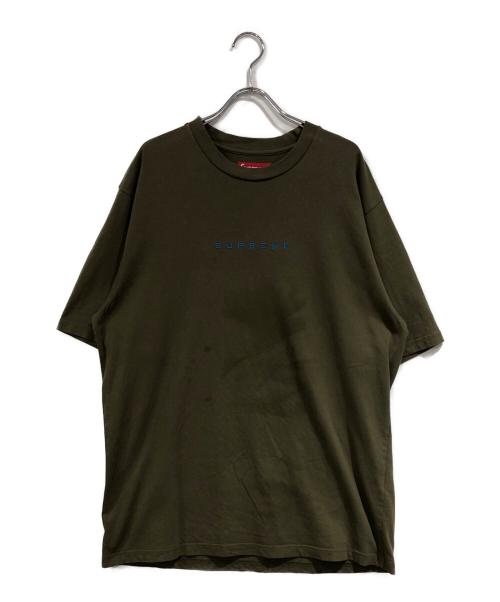 SUPREME（シュプリーム）Supreme (シュプリーム) University S/S Top グリーン サイズ:SIZE Mの古着・服飾アイテム