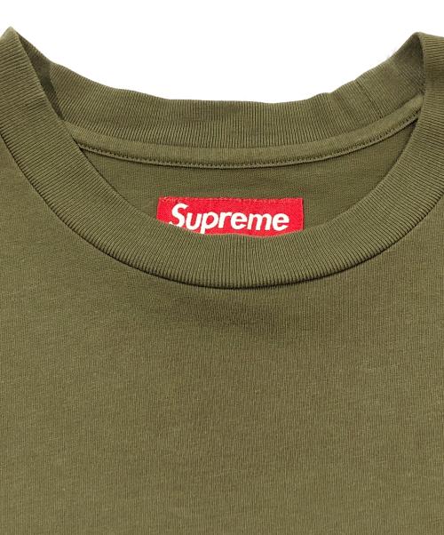 SUPREME（シュプリーム）Supreme (シュプリーム) University S/S Top グリーン サイズ:SIZE Mの古着・服飾アイテム