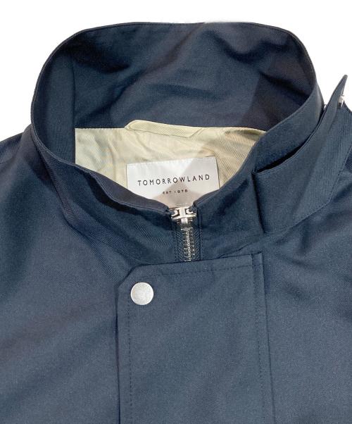 TOMORROW LAND（トゥモローランド）TOMORROW LAND (トゥモローランド) シルクポリエステルツイル フィールドコート ネイビー サイズ:SIZE Sの古着・服飾アイテム