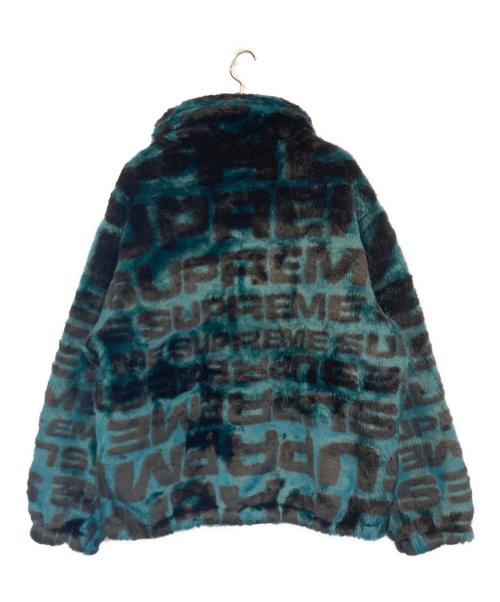 SUPREME（シュプリーム）Supreme (シュプリーム) Faux Fur Repeater Bomber Jacket グリーン×ブラック サイズ:SIZE Lの古着・服飾アイテム