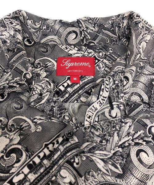 SUPREME（シュプリーム）SUPREME (シュプリーム) Dollar S/S Shirt ホワイト×ブラック サイズ:Mの古着・服飾アイテム