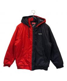 SUPREME（シュプリーム）の古着「2Tone Hooded Sideline Jacket」｜ネイビー×レッド