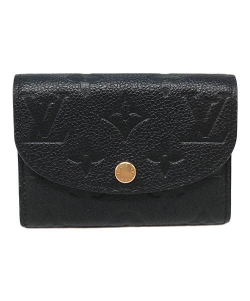 LOUIS VUITTON（ルイ ヴィトン）LOUIS VUITTON (ルイ ヴィトン) ポルトモネ ロザリ/コインケース ブラックの古着・服飾アイテム