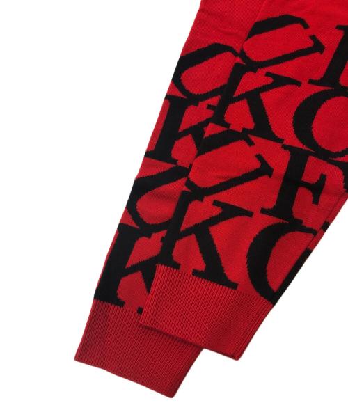 SUPREME（シュプリーム）Supreme (シュプリーム) Fuck sweater レッド サイズ:SIZE Lの古着・服飾アイテム
