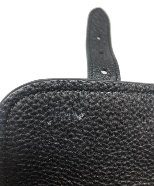 PRADA（プラダ）PRADA (プラダ) ヴィッテロダイノ レザー ショルダーバッグ ブラックの古着・服飾アイテム