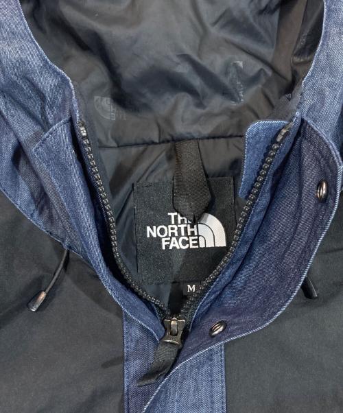 THE NORTH FACE（ザ ノース フェイス）THE NORTH FACE (ザ ノース フェイス) MOUNTAIN LIGHT DENIM JACKET インディゴ×ブラック サイズ:SIZE Mの古着・服飾アイテム